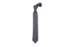 Navy Slub Herringbone Pointed Neck Tie