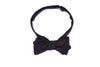 Americana Fleck Navy Wool Pointed Bow Tie