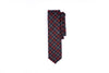 Navy Clay Check Pointed Neck Tie