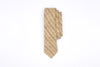 Mustard Sky Stripe Pointed Neck Tie